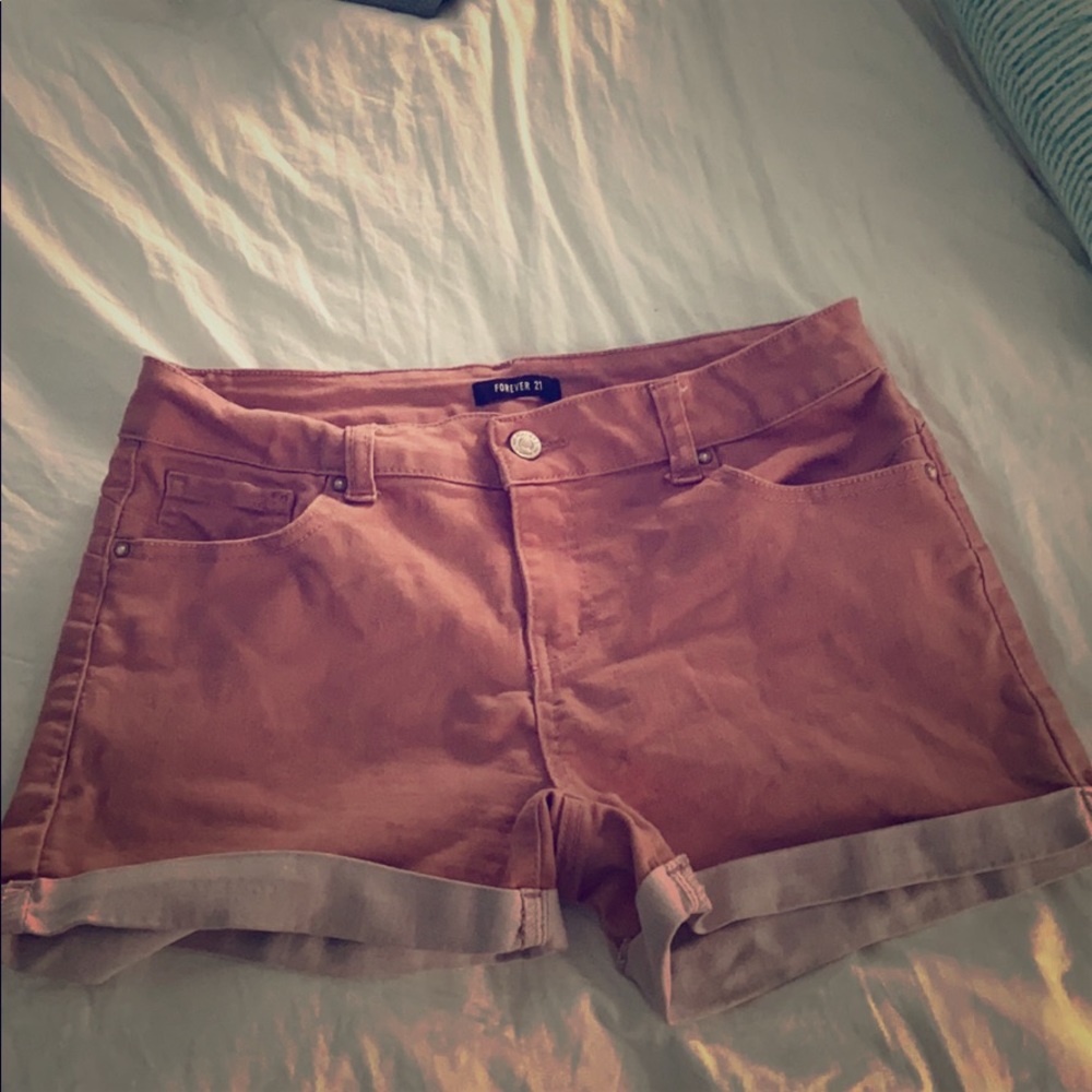 Forever 21 Red Shorts